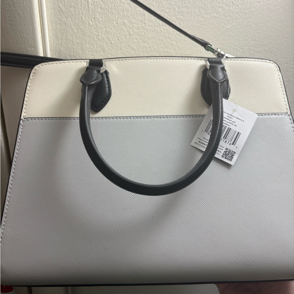 Kate Spade Two-Tone Purse with Crossbody Strap - Picture 2 of 4
